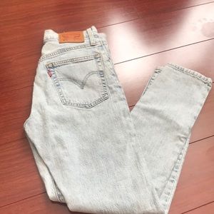 NWOT Light blue Levi 501 high rise